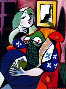 Picasso, "Woman with Book" (1932)